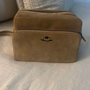 Tan suede Zadig & Voltaire shoulder/crossbody purse excellent condition